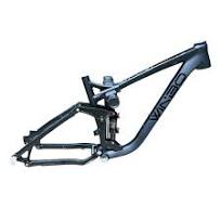 Telaio MTB a Sospensione Completa da Viaggio 120mm 26/27.5er Telaio per Mountain Bike Telaio per Bicicletta con Freno a Disco in Lega di Alluminio ...