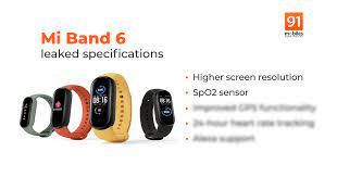 The mi band 6 track users sleep with rem and track the users' sleep breathing quality. Mi Band 6 Specifications And Features Leaked Inbuilt Oximeter Alexa Support And More 91mobiles Com