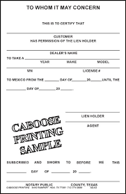 How to know that this is the time to write 'to whomsoever it may concern'. Letter To Whom It May Concern Ad03 Package Of 50 Caboose Printing