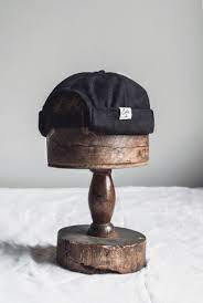 Cptn Black Docker Hat 100 Cotton Handmade Docker Cap Men S Fashion Mens Fashion Mens Fashion Casual Mens Fas Cap Men Fashion Sailor Fashion Brimless Hat