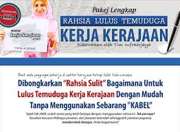 Di sini saya akan terangkan beberapa perkara yang perlu ada. Panduan Lulus Temuduga Kerja Kerajaan Wangcyber