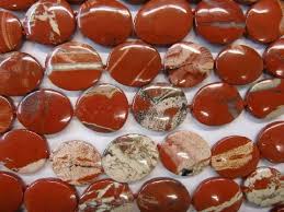 White Lace Red Jasper Free Form 20x25 30x40mm St7082 Red Jasper Red And White Stripes White Lace