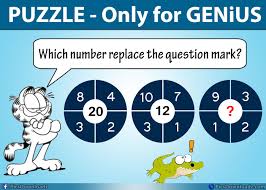 Give these printable crossword puzzles a try and then come back to see how many answers you got correct. 9 3 2 1 Find Which Number Replace Question Mark Genius Math Puzzles Picshood