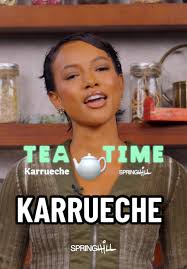 Karrueche is getting her inner herbalist on! 🌿🍵Tune in to our latest  episode of #TeaTime with @Karrueche Tran to watch her create her dream  custom tea blend and spill the tea