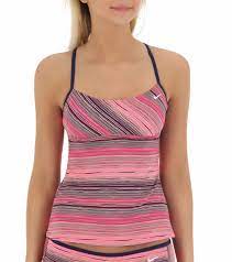 Nike Swim Women S Broken Motion Racerback Tankini Top At Swimoutlet Com Free Shipping Tankini Tankini Swimsuits For Women Racerback Tankini