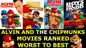 4 Alvin and The Chipmunks Movies Ranked Worst to Best - YouTube