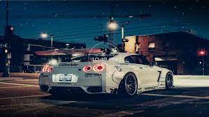 Liberty Walk R35 Digital Clock Wallpaper Engine Nissan Gtr Wallpapers Nissan Gt Nissan Gt R