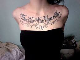 Beautiful Quote Tattoo Disney Tattoos Chest Tattoo Collar Bone Tattoo