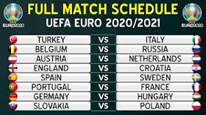 Here are our uefa euro 2021 predictions. Uefa Euro 2020 2021 Full Schedule Group Stage Fixtures Youtube