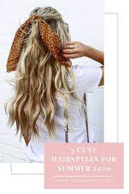 5 Simple Hairstyles For Pretty Hair In Summer 2020 Cute Hairstyles Easy Hairstyles Cute Hairstyles For Summer