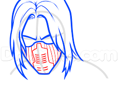 How To Draw The Winter Soldier Step By Step Marvel Characters Draw Marvel Comics Comics Free Onl Soldier Drawing Online Drawing Marvel Characters Drawings