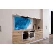 Fond De Hotte Aquarelle Bleue Verre Et Alu Credence Cuisine Deco Cuisines Deco Credence Cuisine Credence