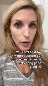 There are no black and white diagnostic tests for perimenopause because  perimenopause isn’t something to diagnose. , It’s not a health condition.  It’s a natural part of your female life cycle. 🌱 , But ...