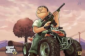 This Doraemon X Grand Theft Auto Visualization Will Ruin Your Childhood Grand Theft Auto Artwork Cute Cartoon Wallpapers Doraemon