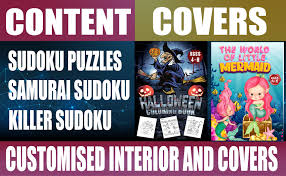 You want to start with the easy ones, but if you're an expert, you can skip to the extra hard puzzles. Make You Sudoku Puzzles Samurai And Design Book Cover For Amazon Kdp By Soadelfadili Fiverr