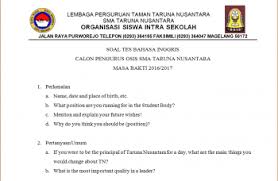 Bagian c adalah soal essay dgn tujuan mengetahui tingkat kematangan peserta dalam berorganisasi. Kumpulan Contoh Soal Psikotes Osis Pembahasan Dikdasmen