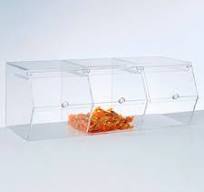 In Stock 3 Compartments Clear Acrylic Candy Box Stackable ...