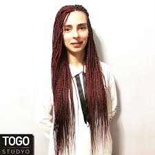 Ince Ekstra Uzun Afrika Orgusu Cornrows Sac Sac Orgusu