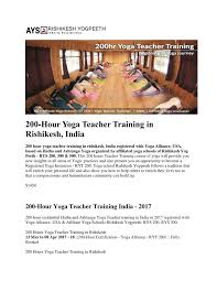 hour yoga teacher in rishikesh