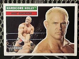 2005 Hardcore Bob Holly Topps Heritage WWE Wrestling Card #40 WWF ECW  Superstars