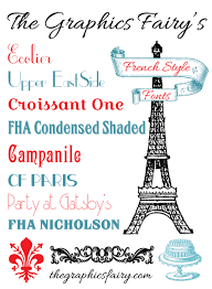 A font is a design for a set of characters. Best Free French Fonts The Graphics Fairy