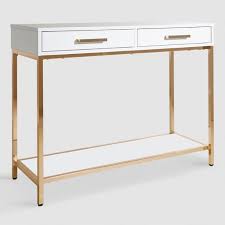 Elevate The Look Of Your Entryway Or Living Room With An Ultra Modern Console Table That S Designed To Modern Console Tables White Console Table Modern Console
