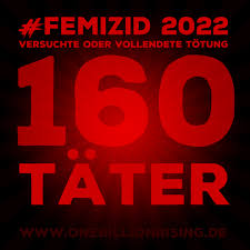 Femizid - Opfer-Meldungen 2023 und 2022 - ONE BILLION RISING