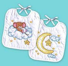 Dimensions stamped cross stitch 'hug me' and 'cutie pie' diy baby bibs, 2 pc, 9 x 14. 38 Baby Bib Cross Stitch Ideas Cross Stitch Stitch Baby Bibs