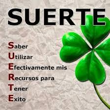 Resultado de imagen de suerte