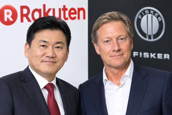 Hiroshi Mikitani and Henrik Fisker