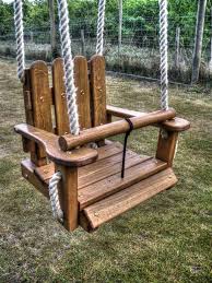 Baby Swing Close Up Wooden Swings Swing Baby Swing Outdoor Wooden Baby Swing Wooden Swings