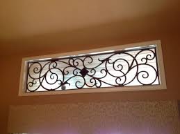 Wrought Iron Window Iron Window Treatement Window Valence Iron Windows Faux Iron Window Wrought Iron Decor