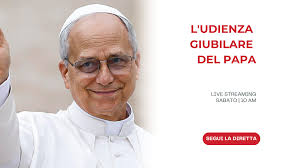 Alle ore 10 in piazza San Pietro Leone XIV incontra fedeli e pellegrini  arrivati a Roma per l'Anno Santo LINK:  https://sl.famigliacristiana.it/FC/a7427e