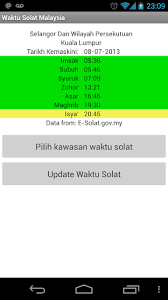 Waktu solat kuala lumpur dan putrajaya. Download Waktu Solat Malaysia Prayer Apk For Android Free
