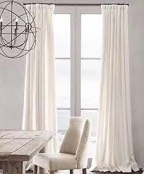 Picking curtains can be hard work. White Ivory Natural Pure European Linen Curtains Country Living Room Nursery Kids Home Decor Rod Pocket 1 Panel Curtains Window Treatments Home Living