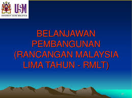 Memberi khidmat kepakaran perancangan fizikal dalam rancangan malaysia lima tahun (rmlt); Belanjawan Usm Ppt Download