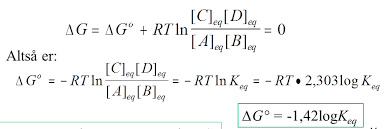 Gibbs free energy is negative for spontaneous reactions. Correlation Between The Equilibrium Constant And Delta G Chemistry Stack Exchange