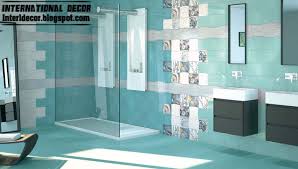 Here are tons of inspiring bathroom tile ideas for floors, walls and showers. Contemporary Turquoise Bathroom Tiles Designs Ideas