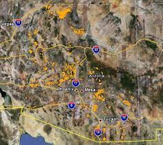 Arizona General Gold Bearing Areas Gold Prospecting Gold Mining Equipment Prospecting