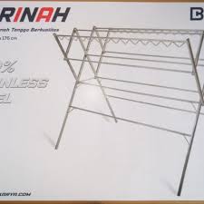 Cooger rak jemuran baju dan handuk lipat untuk balkon: Jual Jemuran Baju Stainless Steel Sarinah Kota Medan Stylish Home Tokopedia