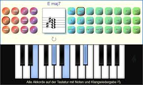 Maybe you would like to learn more about one of these? Alle Akkorde Von C Uber Em7 Und G7sus Bis Hin Zu Bb Maj7 5 Werden Auf Der Virtuellen Online Spielbaren Klaviertastatur Mit Den Noten Ang Noten Klavier Musik