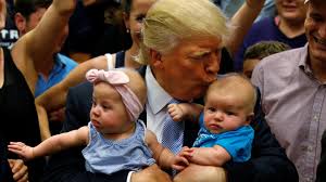 Trump doing blue steel before it was cool. Donald Trump Tells Woman With Crying Baby To Leave Rally