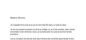 Les 25 meilleurs modèles et conseils pour n'importe quel job. Exemple De Lettre De Motivation Parcoursup Licence De Droit