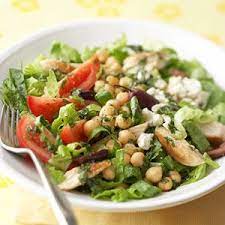 Our healthy diabetic chicken recipes range from chicken stroganoff, a great way to incorporate chicken into a pasta recipe, and pilgrim chicken salad, a sweet and savory twist on a classic diabetic chicken salad. Healthy Delicious Diabetic Chicken Recipes Mediterranean Chicken Salad Recipe Mediterranean Chicken Yummy Salad Recipes