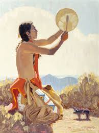 John Moyers The Bear Clan Native American Paintings Native American Art Western Art