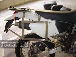 Making Your Own Luggage Rack Any Tips Horizons Unlimited The Hubb In 2021 Motorcycle Luggage Rack Motorcycle Luggage Diy Motorcycle