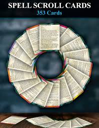 5e Spell Scroll Cards Patrick Mitchell Johnston Drivethrurpg Com