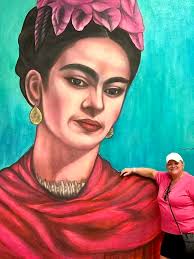 Claudia La Bianca smashed it today with her new Mural in Buckland Park at  Enayets Empire court. Thankyou LOOK UP Portsmouth for having her in your  amazing art festival.