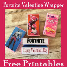 Diy printable thanksgiving candy wrappers turn ordinary mini candy bars into something extra fun! Fortnite Valentine S Day Printable Candy Wrappers Printables 4 Mom