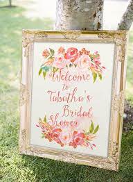 Blush Floral Bridal Shower Welcome Sign Custom Pink Garden Etsy Bridal Shower Signs Bridal Shower Welcome Sign Spring Bridal Shower